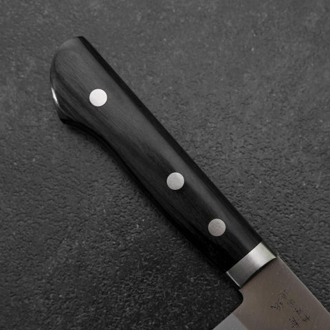 Santoku Blue Steel #2 Stainless Clad Western Handle 165mm (6.5”)-[Musashi]-[Japanese-Kitchen-Knives]