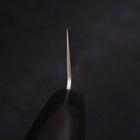 Santoku Blue Steel #2 Tsuchime Stainless Clad Western Handle 170mm (6.7”)-[Musashi]-[Japanese-Kitchen-Knives]