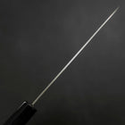 Santoku Blue Super Polished Buffalo Ebony Handle 165mm (6.5”)-[Musashi]-[Japanese-Kitchen-Knives]