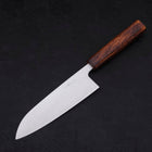 Santoku Blue Super Polished Sumi Urushi Handle 165mm (6.5”)-[Musashi]-[Japanese-Kitchen-Knives]