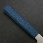 Santoku Chromax Polished Blue Urushi Handle 170mm (6.7”)-[Musashi]-[Japanese-Kitchen-Knives]