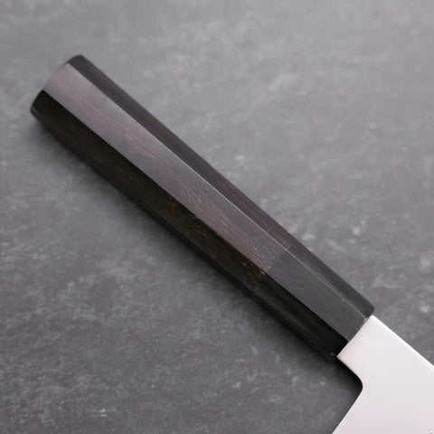 Santoku Chromax Polished Buffalo Ebony Handle 170mm (6.7”)-[Musashi]-[Japanese-Kitchen-Knives]