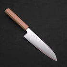 Santoku Chromax Polished White Urushi Handle 170mm (6.7”)-[Musashi]-[Japanese-Kitchen-Knives]