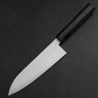Santoku HAP-40 Polished Buffalo Ebony Handle 180mm (7”)-[Musashi]-[Japanese-Kitchen-Knives]
