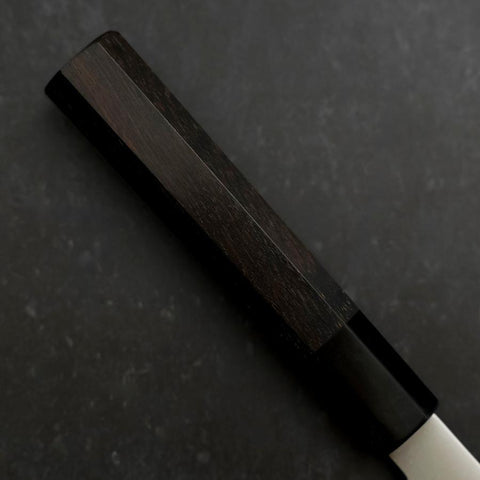 Santoku HAP-40 Polished Buffalo Ebony Handle 180mm (7”)-[Musashi]-[Japanese-Kitchen-Knives]