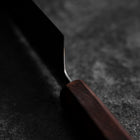 Santoku HAP-40 Polished Ebony Handle 180mm (7”)-[Musashi]-[Japanese-Kitchen-Knives]