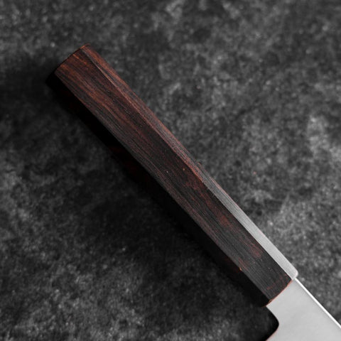 Santoku HAP-40 Polished Ebony Handle 180mm (7”)-[Musashi]-[Japanese-Kitchen-Knives]