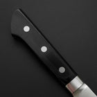 Santoku Molybdenum Polished Western Black Handle 175mm (6.8”)-[Musashi]-[Japanese-Kitchen-Knives]