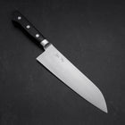 Santoku Molybdenum Polished Western Black Handle 180mm (7”)-[Musashi]-[Japanese-Kitchen-Knives]