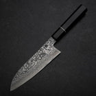 Santoku SG-2 Damascus Ebony Handle 165mm (6.5”)-[Musashi]-[Japanese-Kitchen-Knives]