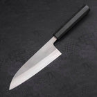 Santoku SKD11 Nashiji Ebony Handle 165mm (6.5”)-[Musashi]-[Japanese-Kitchen-Knives]