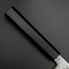 Santoku SLD Black Damascus Ebony Handle 170mm (6.7”)-[Musashi]-[Japanese-Kitchen-Knives]