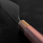 Santoku SLD Mirror Buffalo Light Pink Maple Handle 170mm (6.7”)-[Musashi]-[Japanese-Kitchen-Knives]