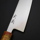 Santoku SLD Mirror Sunset Orange Handle 170mm (6.7”)-[Musashi]-[Japanese-Kitchen-Knives]