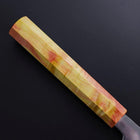 Santoku SLD Mirror Sunset Orange Handle 170mm (6.7”)-[Musashi]-[Japanese-Kitchen-Knives]