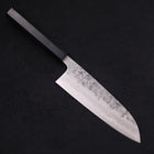 Santoku SLD Nashiji Washi Buffalo Ebony Handle 165mm (6.5”)-[Musashi]-[Japanese-Kitchen-Knives]