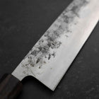 Santoku SLD Nashiji Washi Double Shitan Capped Cherry Handle 165mm (6.5”)-[Musashi]-[Japanese-Kitchen-Knives]