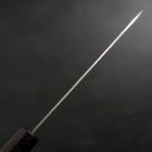 Santoku SLD Nashiji Washi Double Shitan Capped Cherry Handle 165mm (6.5”)-[Musashi]-[Japanese-Kitchen-Knives]