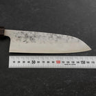 Santoku SLD Nashiji Washi Double Shitan Capped Cherry Handle 165mm (6.5”)-[Musashi]-[Japanese-Kitchen-Knives]