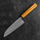 Santoku SLD Nashiji Washi Oak Handle 165mm (6.5”)-[Musashi]-[Japanese-Kitchen-Knives]