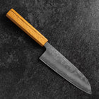 Santoku SLD Nashiji Washi Oak Handle 165mm (6.5”)-[Musashi]-[Japanese-Kitchen-Knives]