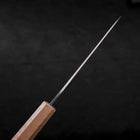 Santoku SLD Wave Nickel Damascus White Urushi Handle 165mm (6.5”)-[Musashi]-[Japanese-Kitchen-Knives]