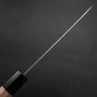 Santoku Silver Steel #3 Nashiji Buffalo Magnolia Handle 165mm (6.5”)-[Musashi]-[Japanese-Kitchen-Knives]