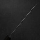 Santoku Silver Steel #3 Nashiji Walnut Handle 165mm (6.5”)-[Musashi]-[Japanese-Kitchen-Knives]