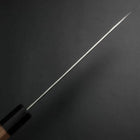 Santoku Silver Steel #3 Nawame Damascus Buffalo Walnut Handle 165mm (6.5”)-[Musashi]-[Japanese-Kitchen-Knives]