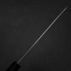 Santoku Silver Steel #3 Polished Buffalo Ebony Handle 165mm (6.5”)-[Musashi]-[Japanese-Kitchen-Knives]