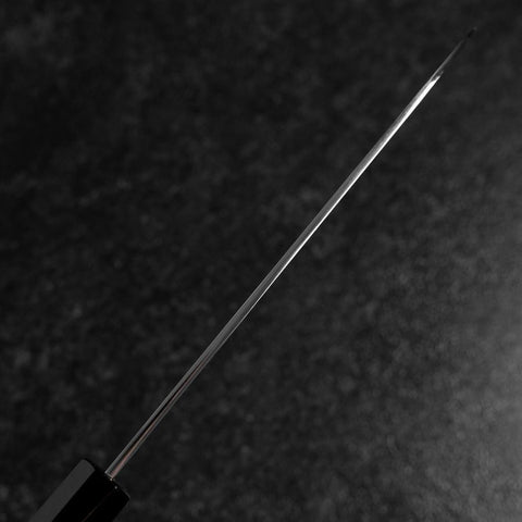 Santoku Silver Steel #3 Polished Buffalo Walnut Handle 170mm (6.7”)-[Musashi]-[Japanese-Kitchen-Knives]