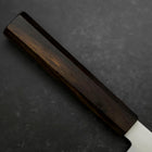 Santoku Silver Steel #3 Polished Ebony Handle 180mm (7”)-[Musashi]-[Japanese-Kitchen-Knives]