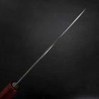 Santoku Silver Steel #3 Polished Walnut Handle 165mm (6.5”)-[Musashi]-[Japanese-Kitchen-Knives]