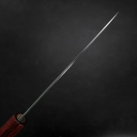 Santoku Silver Steel #3 Polished Walnut Handle 165mm (6.5”)-[Musashi]-[Japanese-Kitchen-Knives]