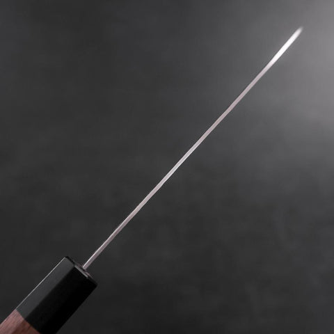 Santoku Silver Steel #3 Tsuchime Damascus Walnut Handle 170mm (6.7”)-[Musashi]-[Japanese-Kitchen-Knives]