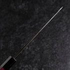 Santoku Stainless Clad Blue Steel #2 Kurouchi Purple Urushi Handle 165mm (6.5”)-[Musashi]-[Japanese-Kitchen-Knives]