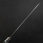 Santoku Stainless Clad Blue Steel #2 Polished Green Micarta Turqoise Handle 180mm (7”)-[Musashi]-[Japanese-Kitchen-Knives]