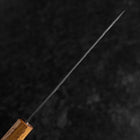 Santoku Sweden Stainless Steel Mirror Nashiji Washi Damascus Yaki Urushi Handle 165mm (6.5”)-[Musashi]-[Japanese-Kitchen-Knives]