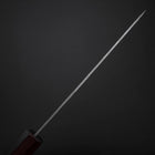 Santoku Sweden Stainless Steel Nashiji Washi Damascus Purple Urushi Handle 165mm (6.5”)-[Musashi]-[Japanese-Kitchen-Knives]