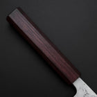 Santoku Sweden Stainless Steel Nashiji Washi Damascus Purple Urushi Handle 165mm (6.5”)-[Musashi]-[Japanese-Kitchen-Knives]