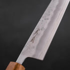 Santoku Sweden Stainless Steel Nashiji Washi Oak Handle 165mm (6.5”)-[Musashi]-[Japanese-Kitchen-Knives]