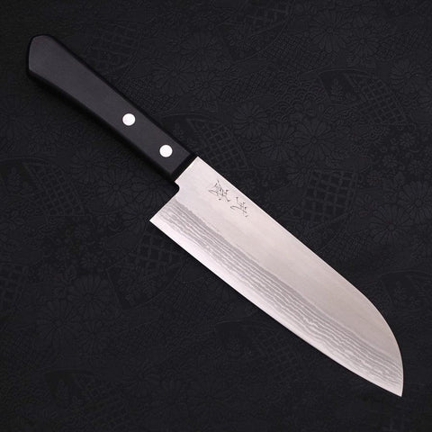 Santoku VG-1 Damascus Western Handle 170mm (6.7”)-[Musashi]-[Japanese-Kitchen-Knives]