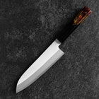 Santoku VG-1 Kasumi Fire Urushi Handle 180mm (7”)-[Musashi]-[Japanese-Kitchen-Knives]