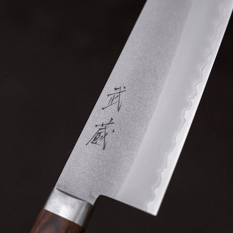 Santoku VG-1 Nashiji Western Mahogany Handle 165mm (6.5”)-[Musashi]-[Japanese-Kitchen-Knives]