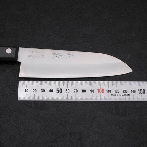 Santoku VG-1 Polished Western Black Handle 140mm (5.5”)-[Musashi]-[Japanese-Kitchen-Knives]