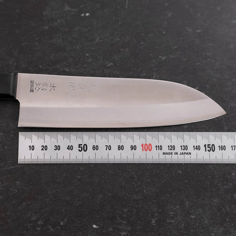 Santoku VG-1 Polished Western Black Handle 165mm (6.5”)-[Musashi]-[Japanese-Kitchen-Knives]