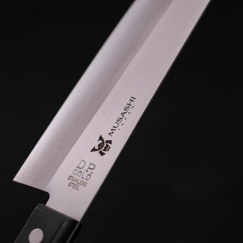 Santoku VG-1 Polished Western Black Handle 165mm Limited (6.5”)-[Musashi]-[Japanese-Kitchen-Knives]