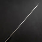 Santoku VG-1 Polished Western Black Handle 170mm (Tsuba-nashi) (6.7”)-[Musashi]-[Japanese-Kitchen-Knives]