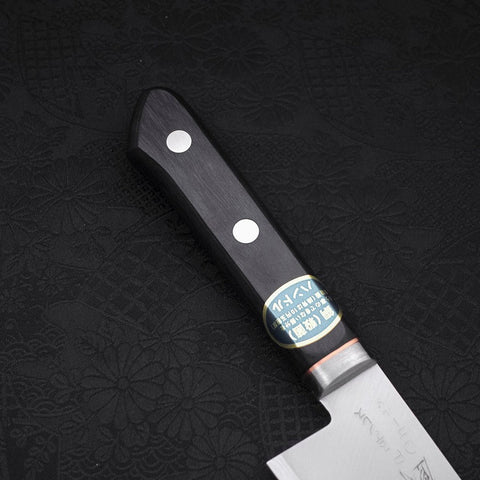 Santoku VG-1 Polished Western Copper Inlay Handle 165mm (6.5”)-[Musashi]-[Japanese-Kitchen-Knives]