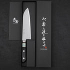 Santoku VG-1 Polished Western Copper Inlay Handle 165mm (6.5”)-[Musashi]-[Japanese-Kitchen-Knives]